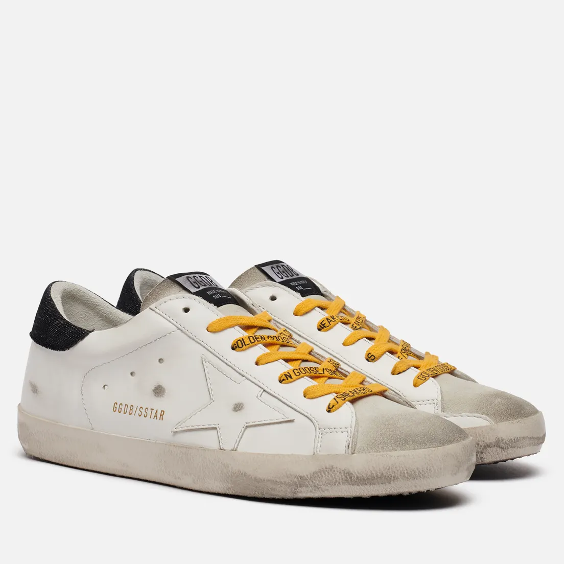 Golden Goose Мужские кроссовки Superstar Leather/Canvas Star