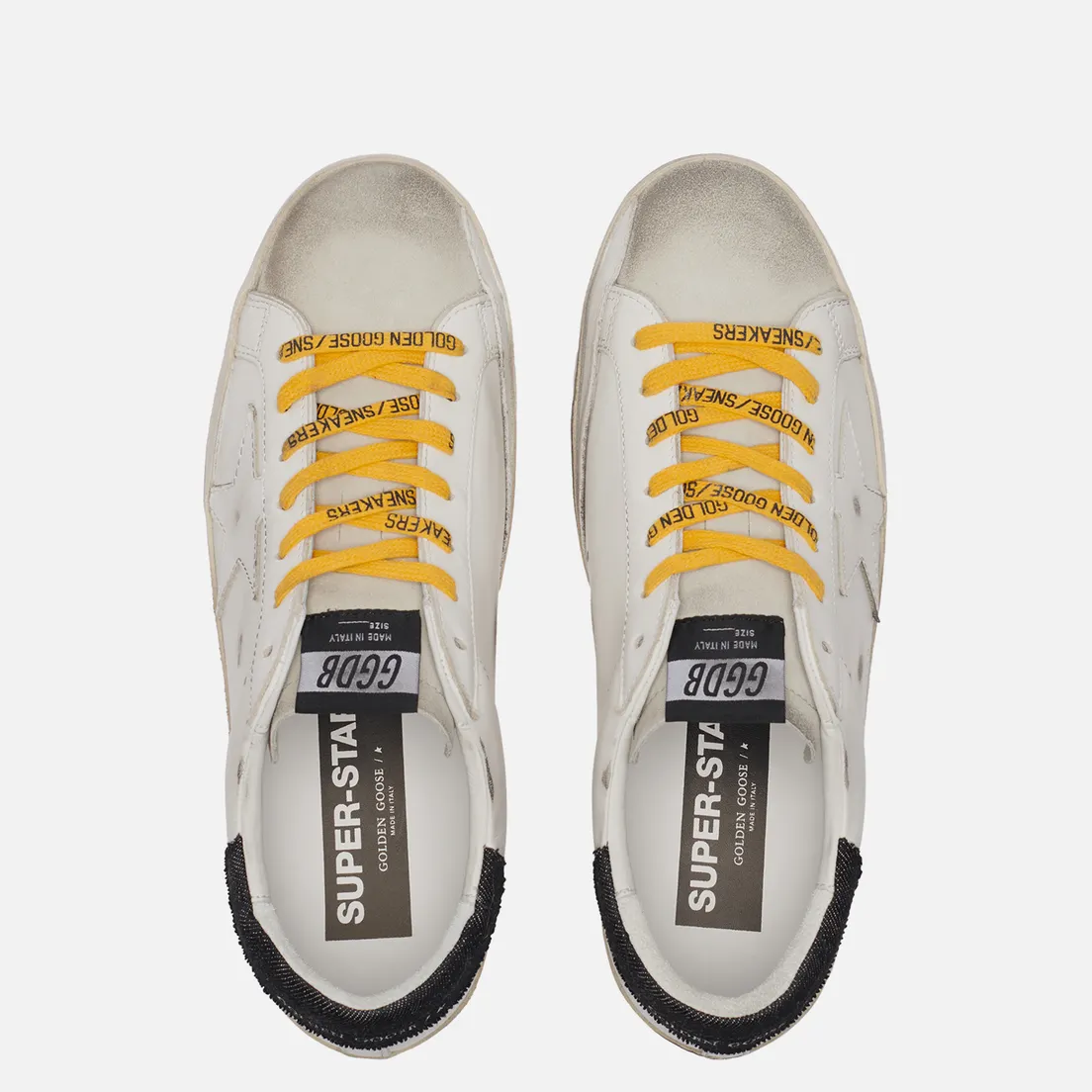 Golden Goose Мужские кроссовки Superstar Leather/Canvas Star