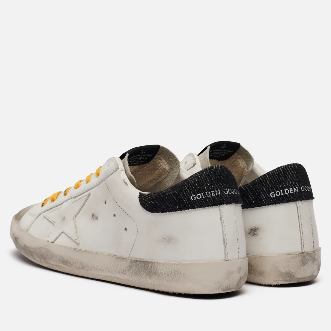 Golden Goose Мужские кроссовки Superstar Leather/Canvas Star