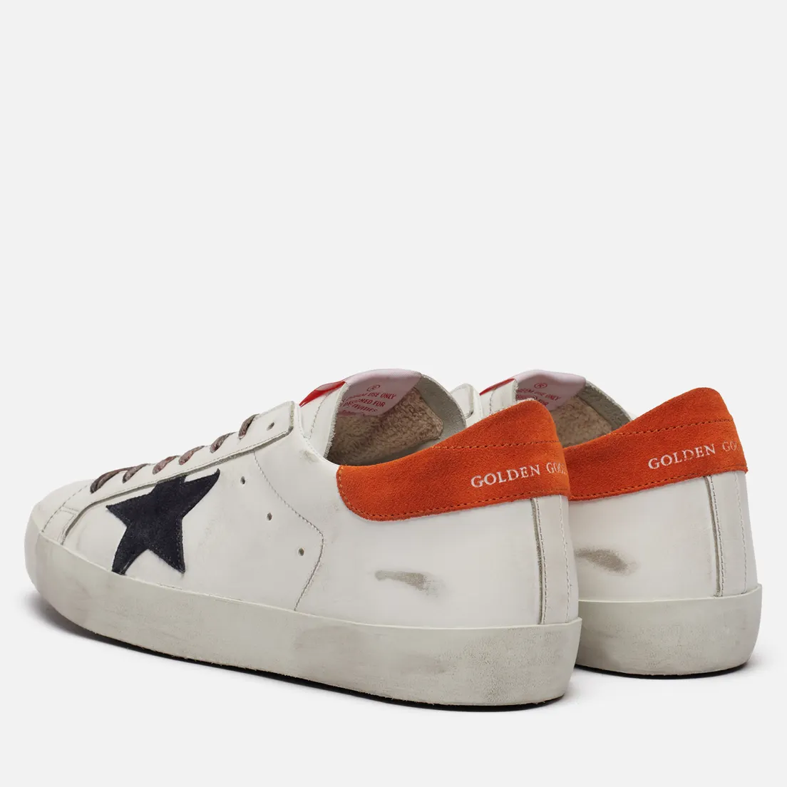 Golden Goose Мужские кроссовки Superstar Leather/Leather Star