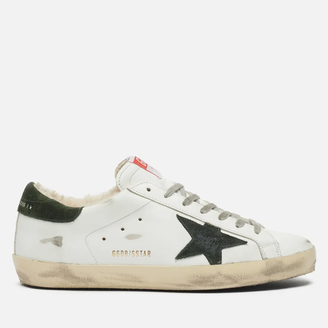 Golden Goose Мужские кроссовки Super-Star Leather/Suede Star