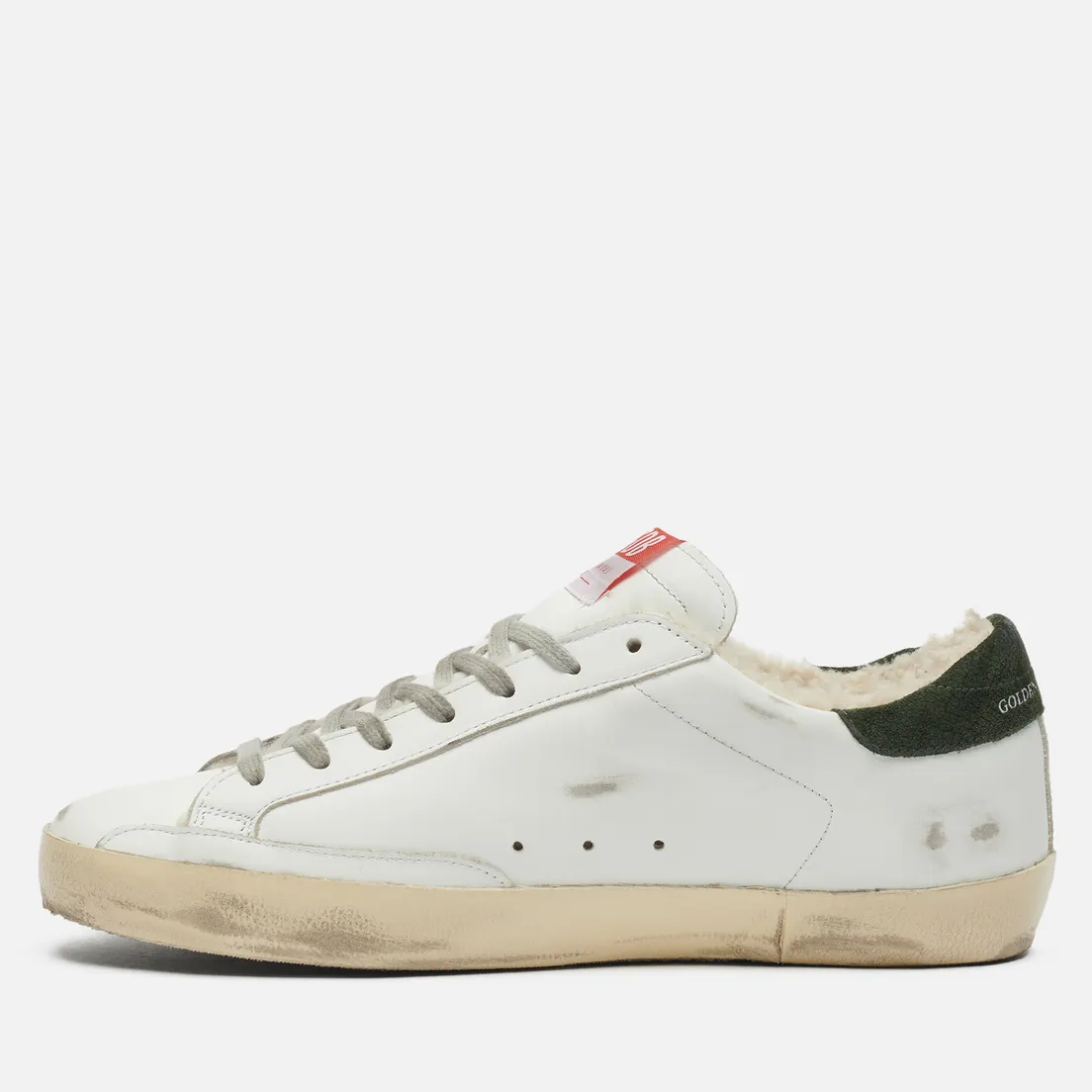 Golden Goose Мужские кроссовки Super-Star Leather/Suede Star