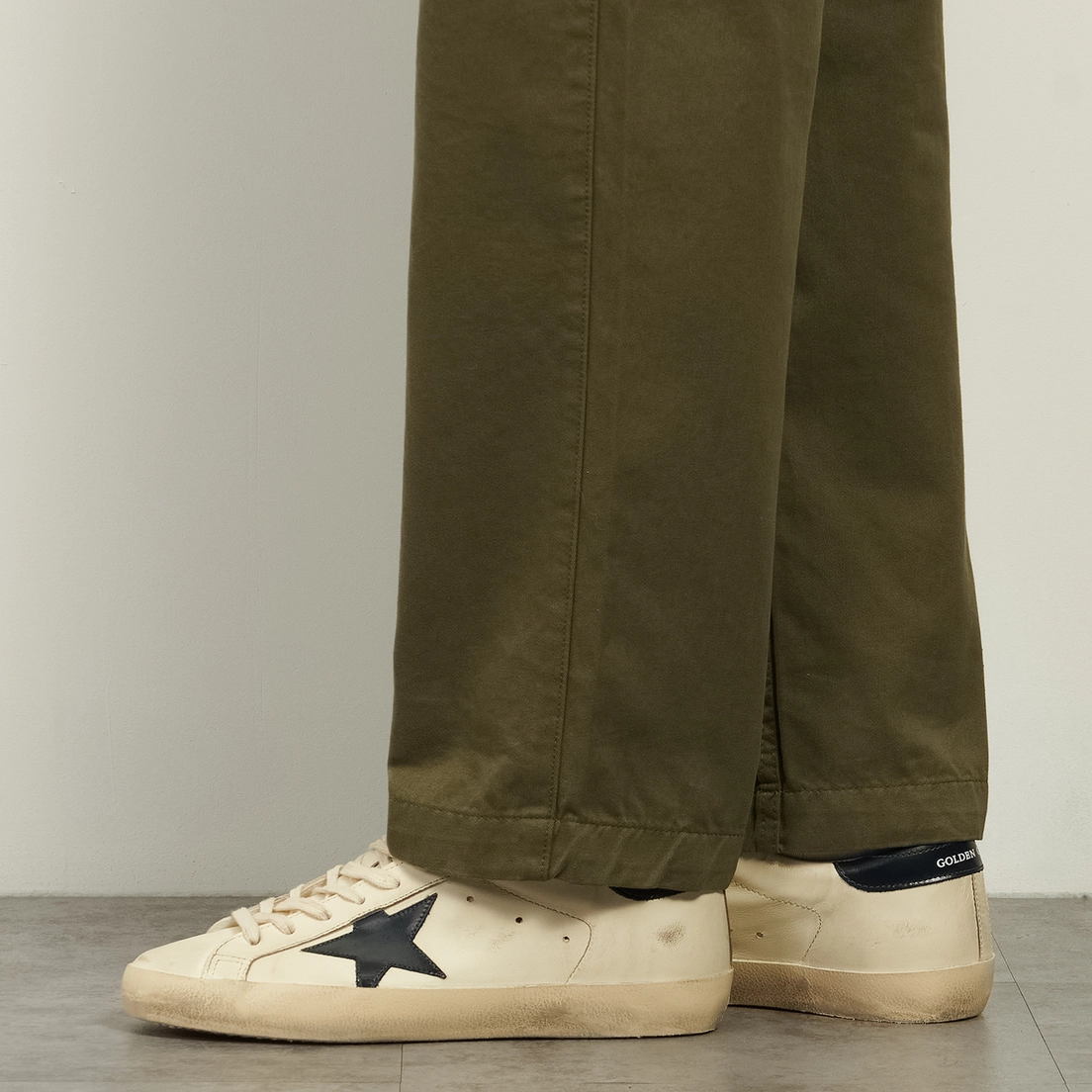 Golden Goose Мужские кроссовки Super-Star Leather Star