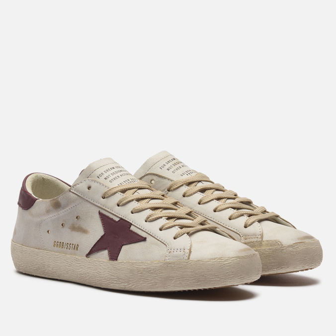 Мужские кроссовки Golden Goose Super-Star Leather Star