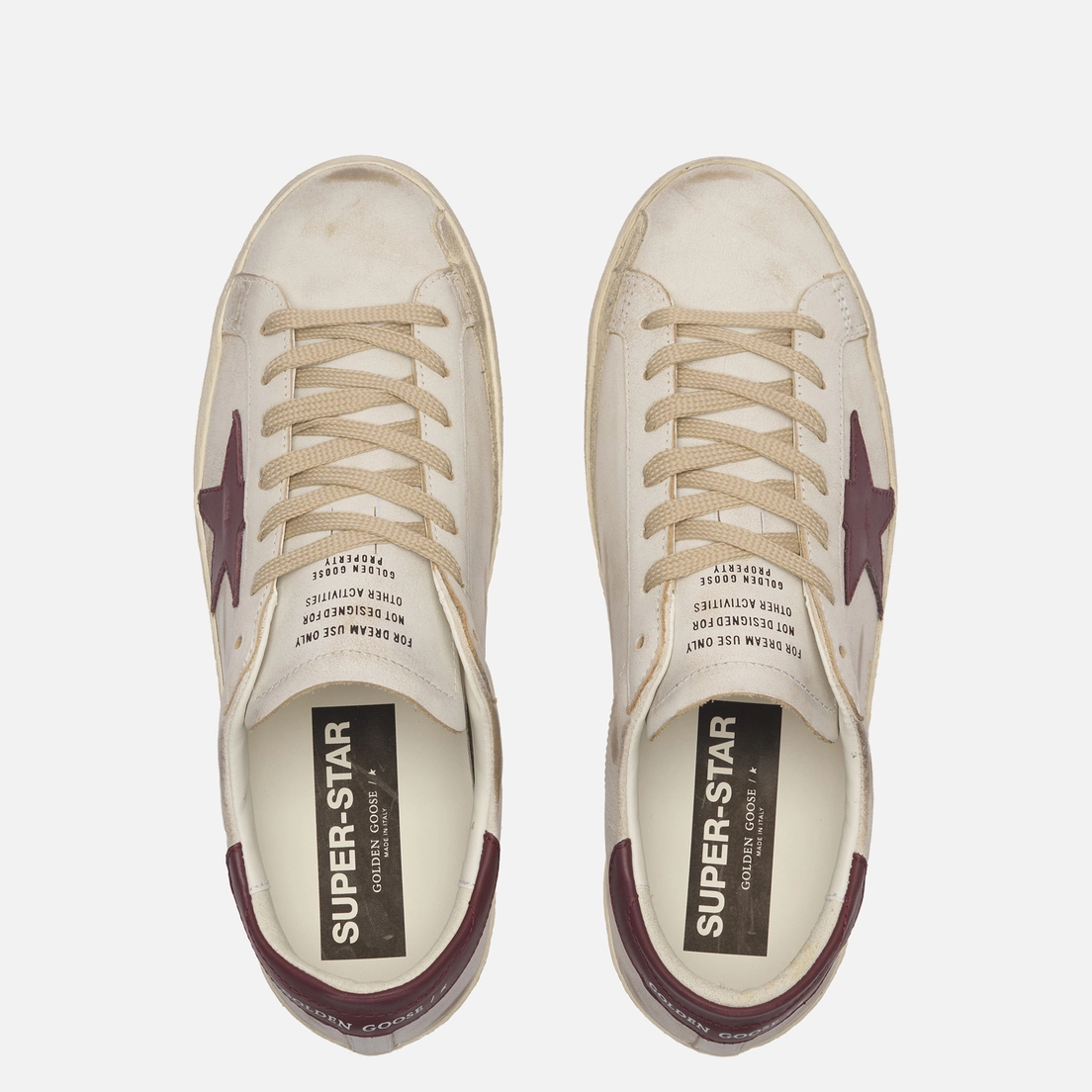 Golden Goose Мужские кроссовки Super-Star Leather Star