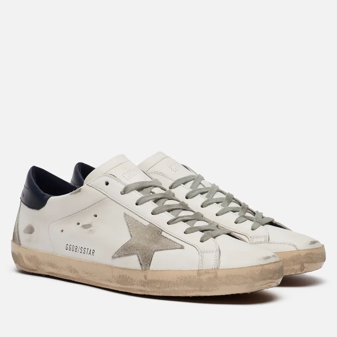 Golden Goose Мужские кроссовки Superstar Leather/Suede Star