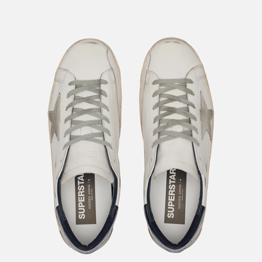 Golden Goose Мужские кроссовки Superstar Leather/Suede Star