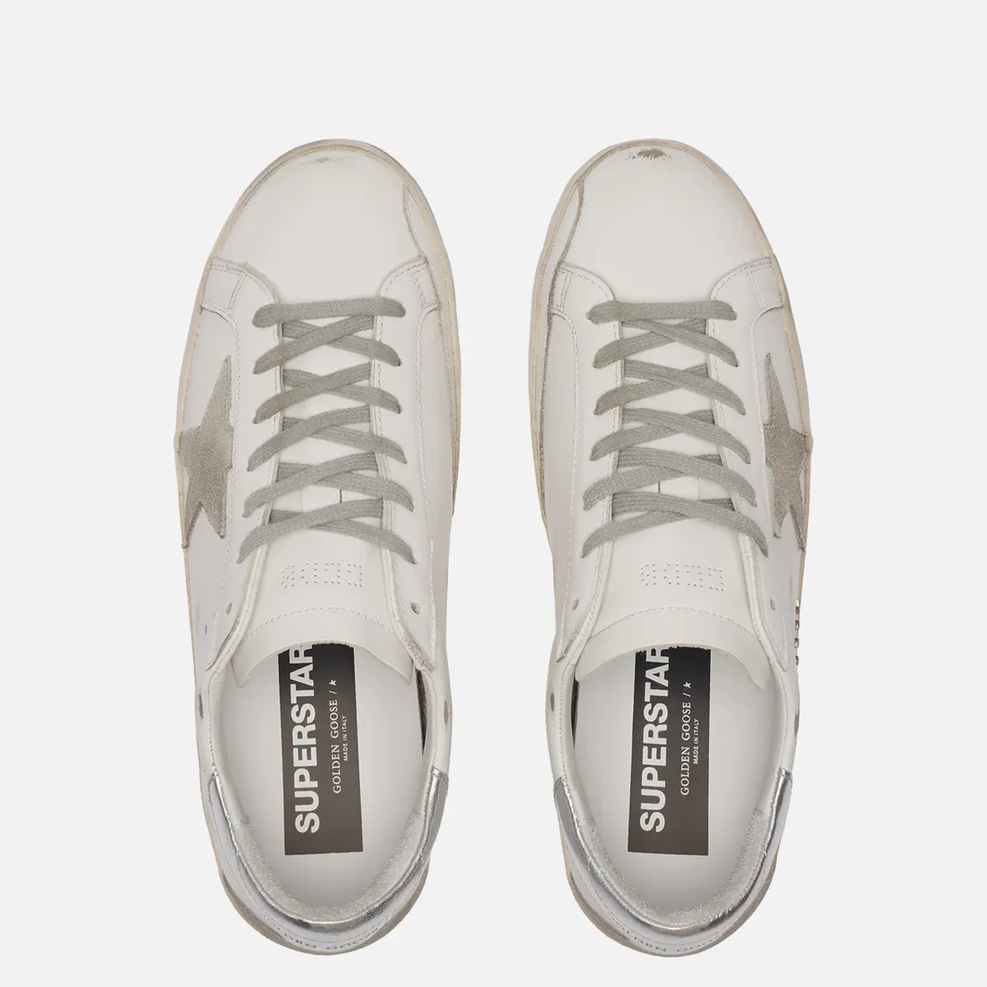 Golden Goose Мужские кроссовки Superstar Leather/Suede Star