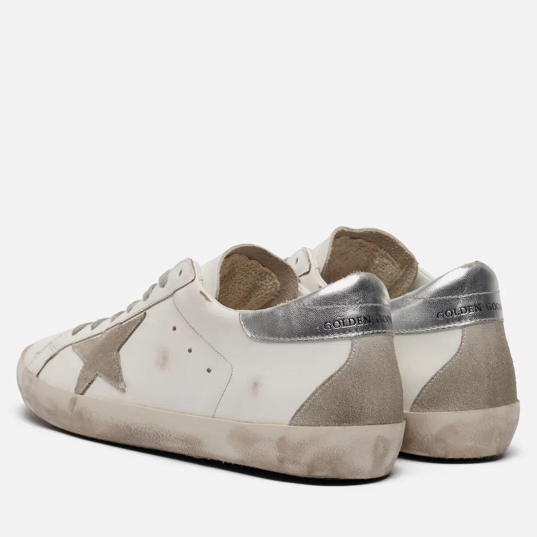 Golden Goose Мужские кроссовки Superstar Leather/Suede Star