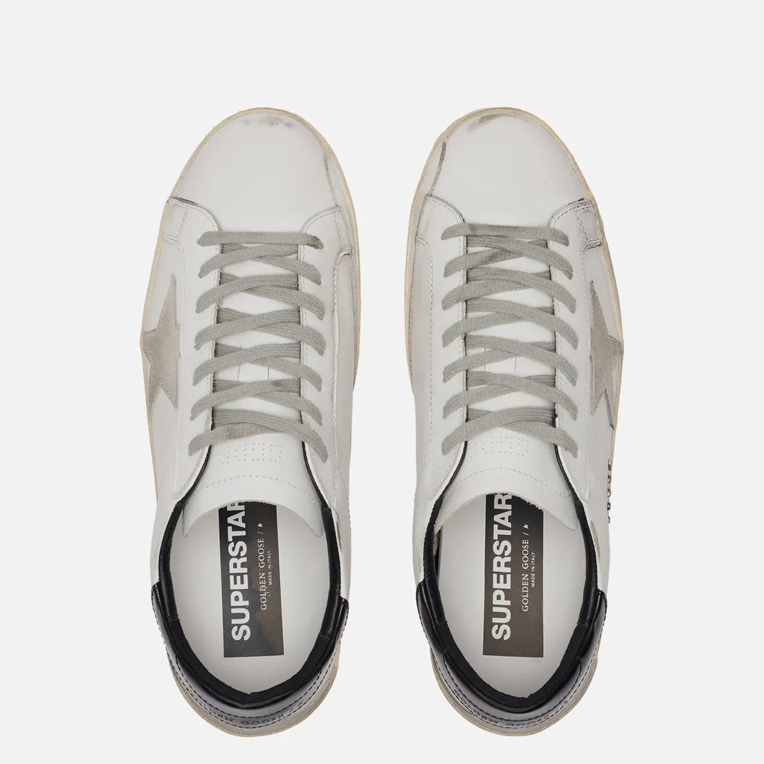 Golden Goose Мужские кроссовки Superstar Leather/Suede Star