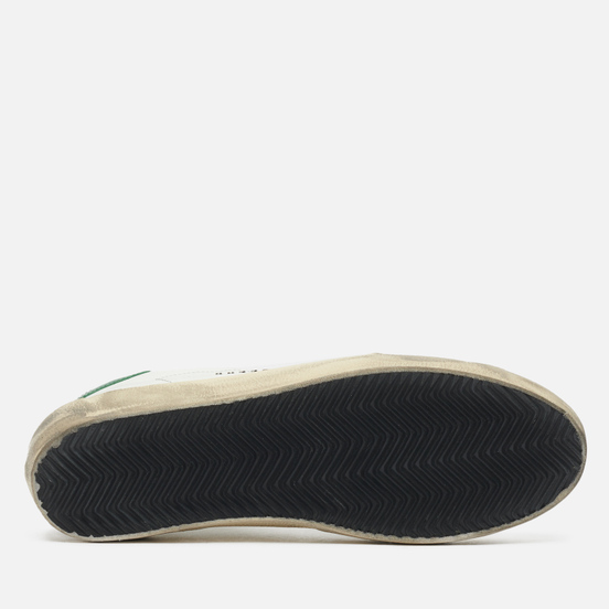 Мужские кроссовки Golden Goose Super-Star Leather/Suede Star White/Ice/Green