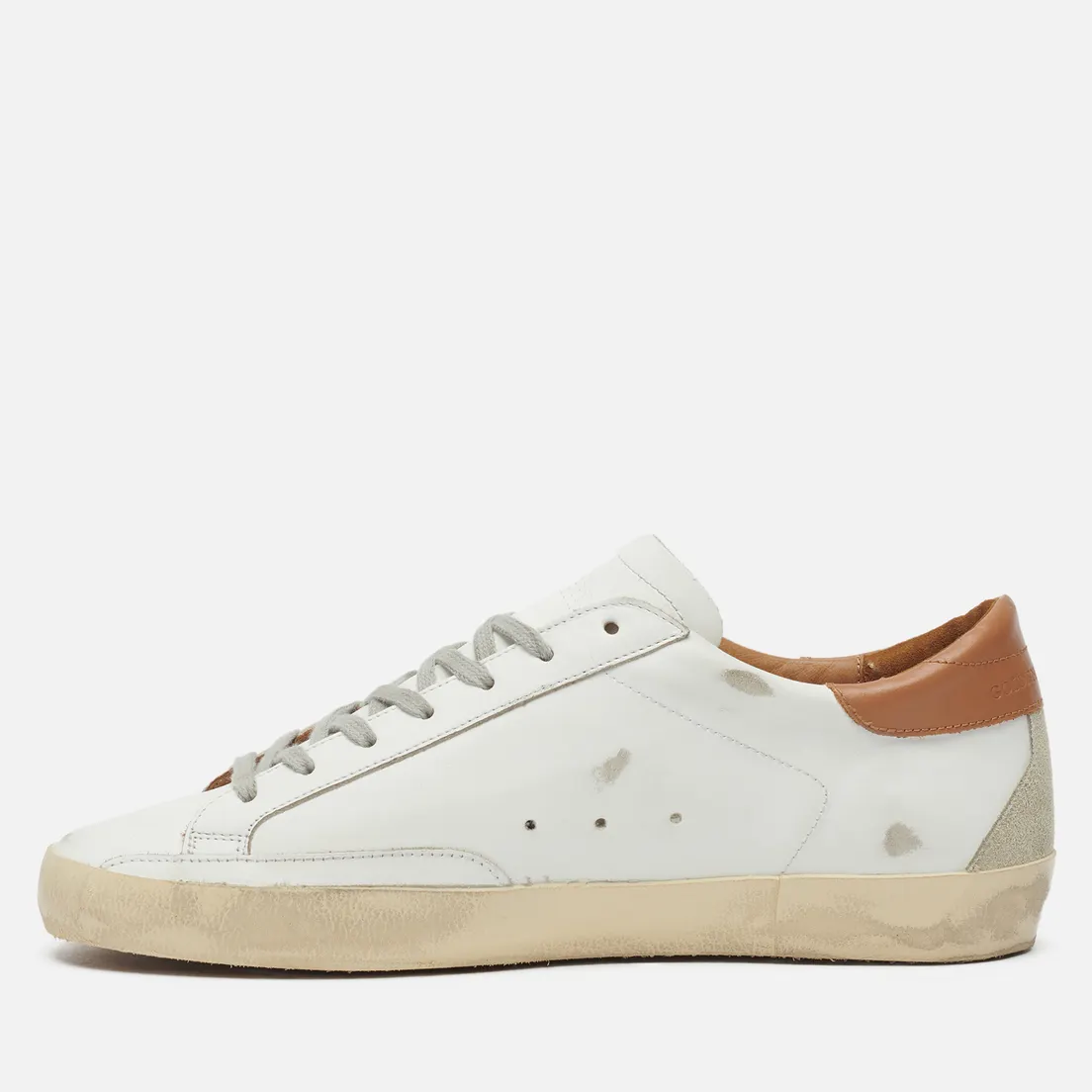 Golden Goose Мужские кроссовки Super-Star Leather/Suede Star