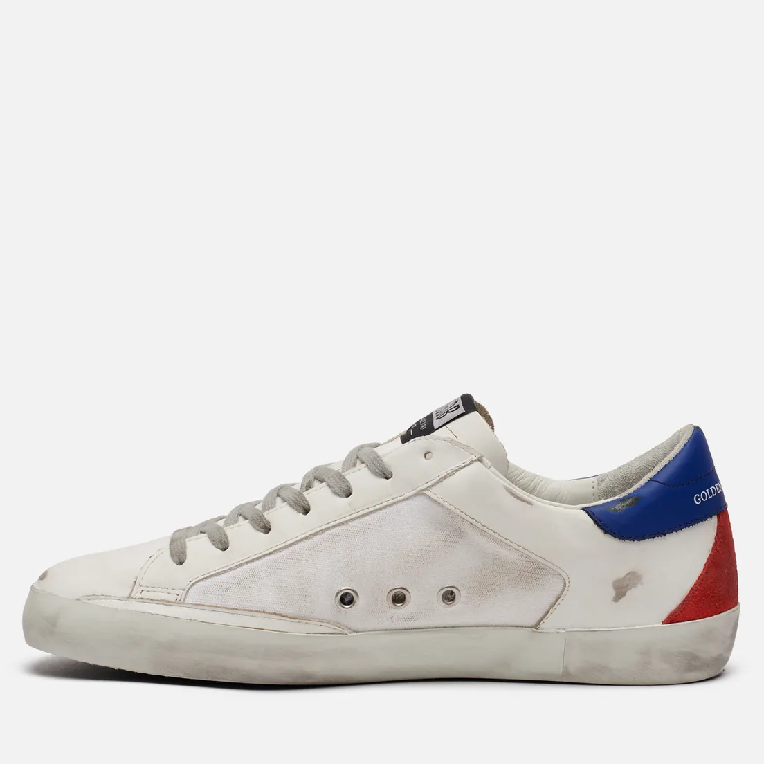 Golden Goose Мужские кроссовки Superstar Canvas/Leather Signature Foxing