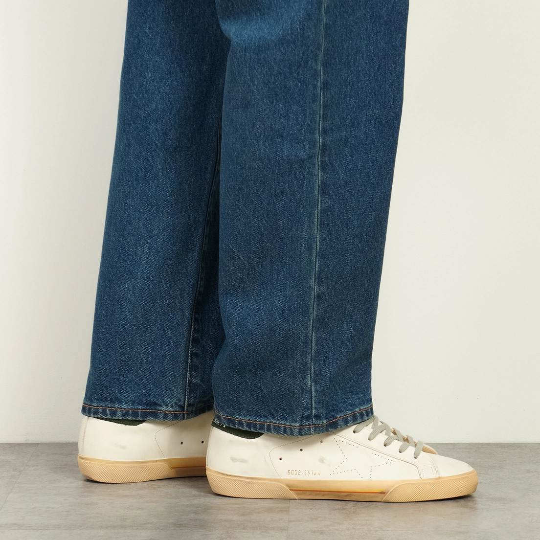 Golden Goose Мужские кроссовки Super-Star Perforated Star