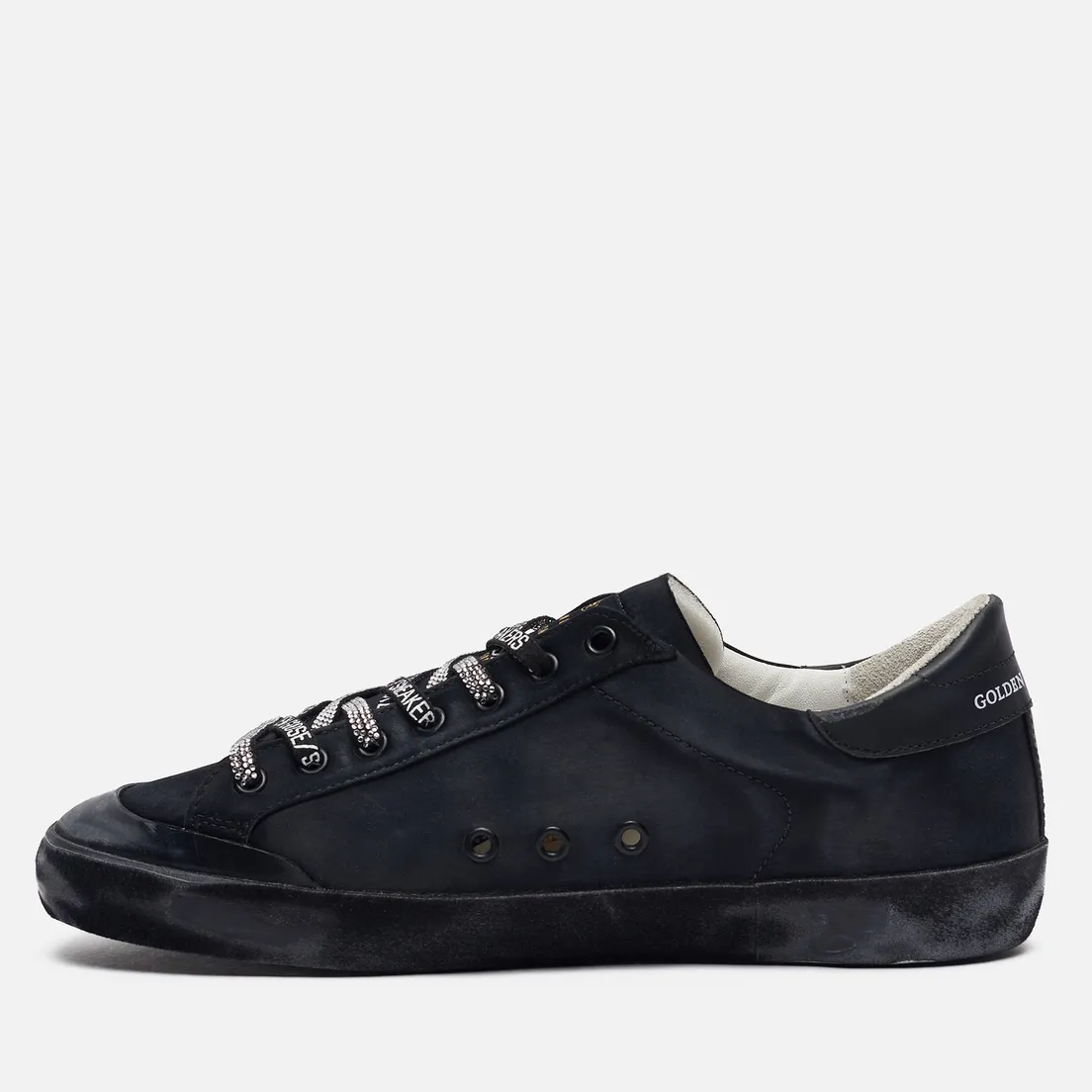 Golden Goose Мужские кроссовки Superstar Satin/Leather Star