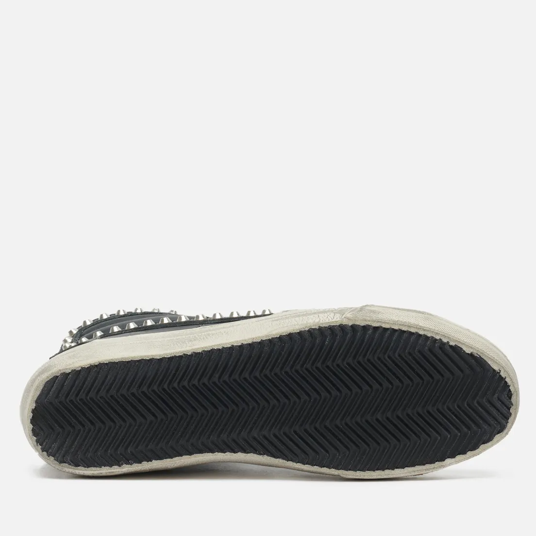 Golden Goose Мужские кроссовки Slide Classic Leather Studs