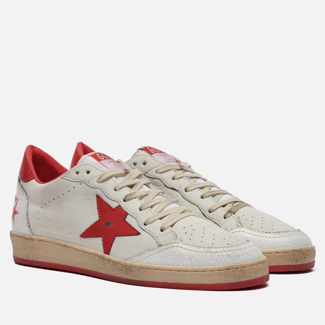 Golden Goose Мужские кроссовки Ball Star Nappa/Matt Leather Star