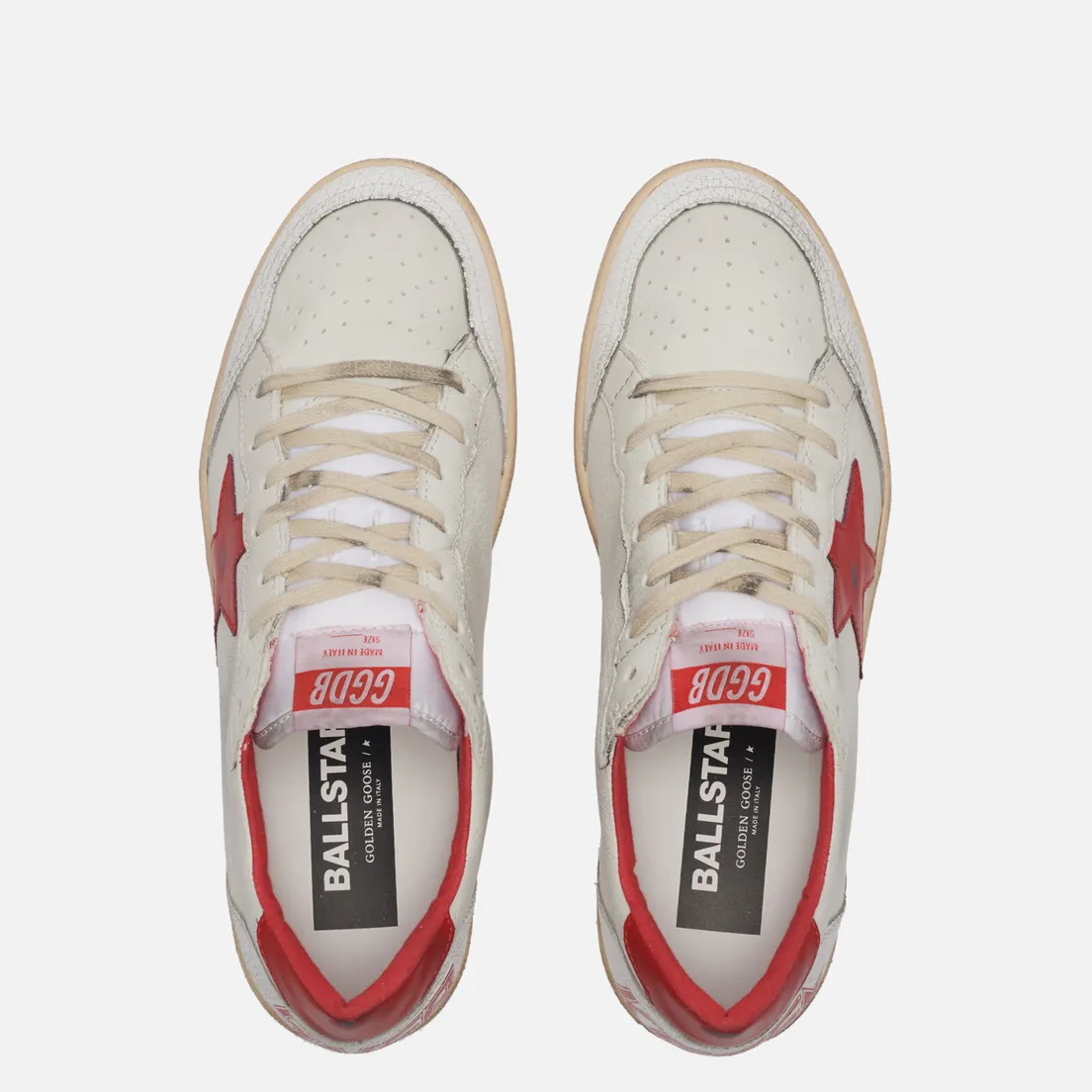 Golden Goose Мужские кроссовки Ball Star Nappa/Matt Leather Star