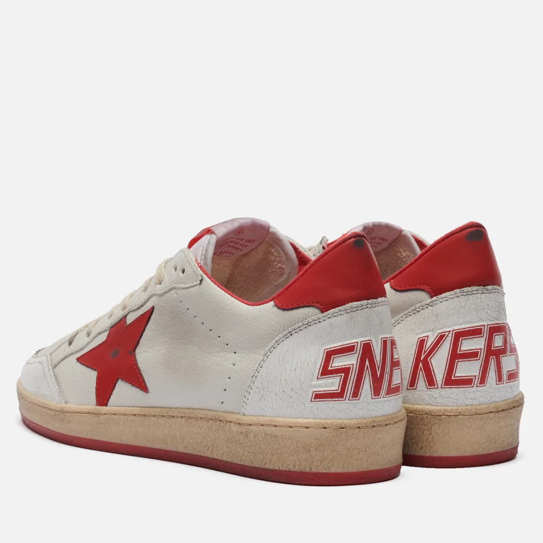 Golden Goose Мужские кроссовки Ball Star Nappa/Matt Leather Star