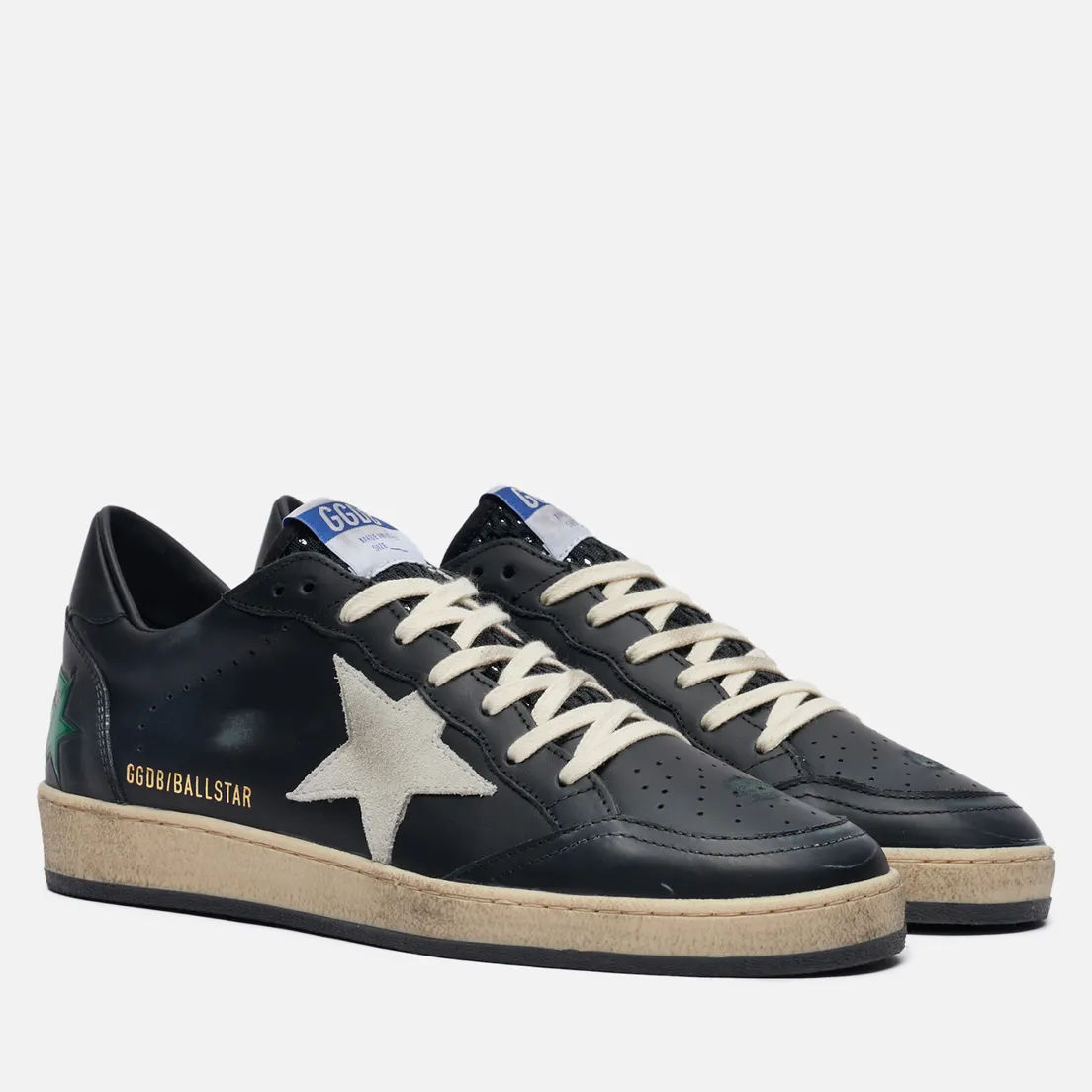 Golden Goose Мужские кроссовки Ball Star Leather/Suede Star
