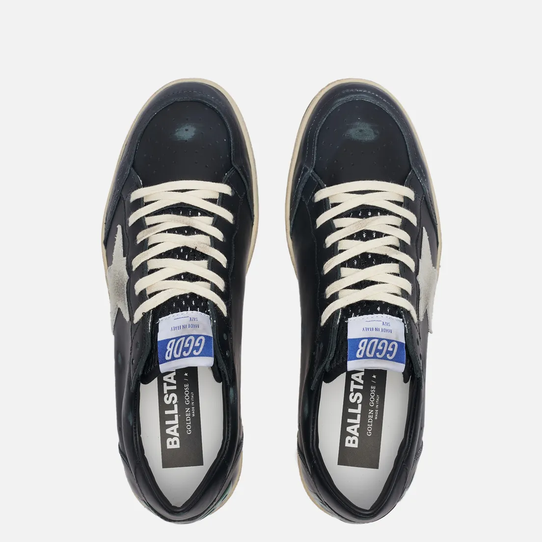 Golden Goose Мужские кроссовки Ball Star Leather/Suede Star