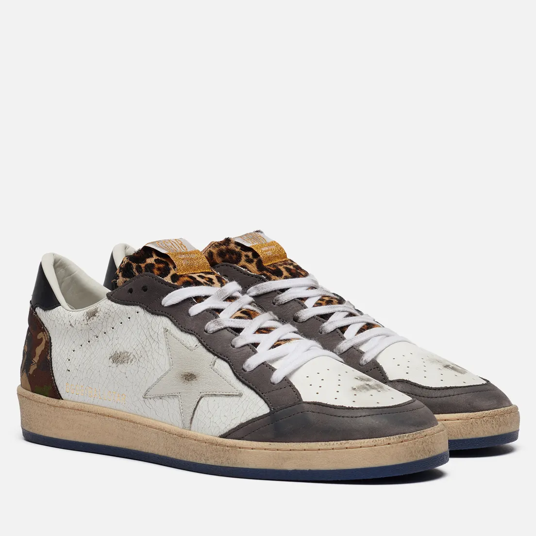 Golden Goose Мужские кроссовки Ball Star Nabuk/Hammered Star