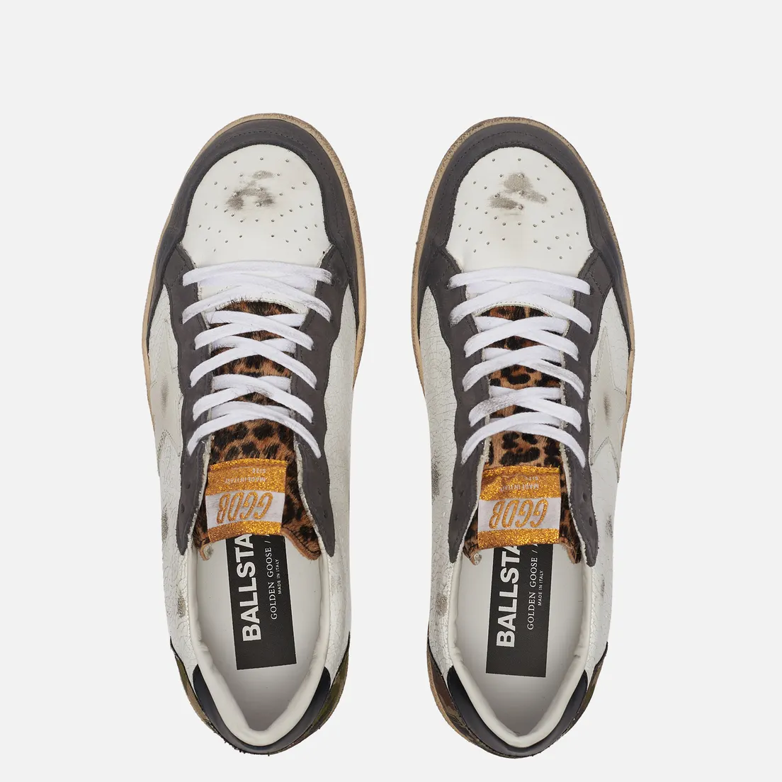 Golden Goose Мужские кроссовки Ball Star Nabuk/Hammered Star