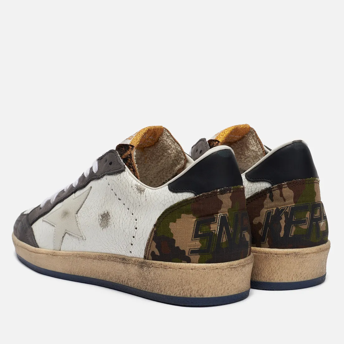 Golden Goose Мужские кроссовки Ball Star Nabuk/Hammered Star