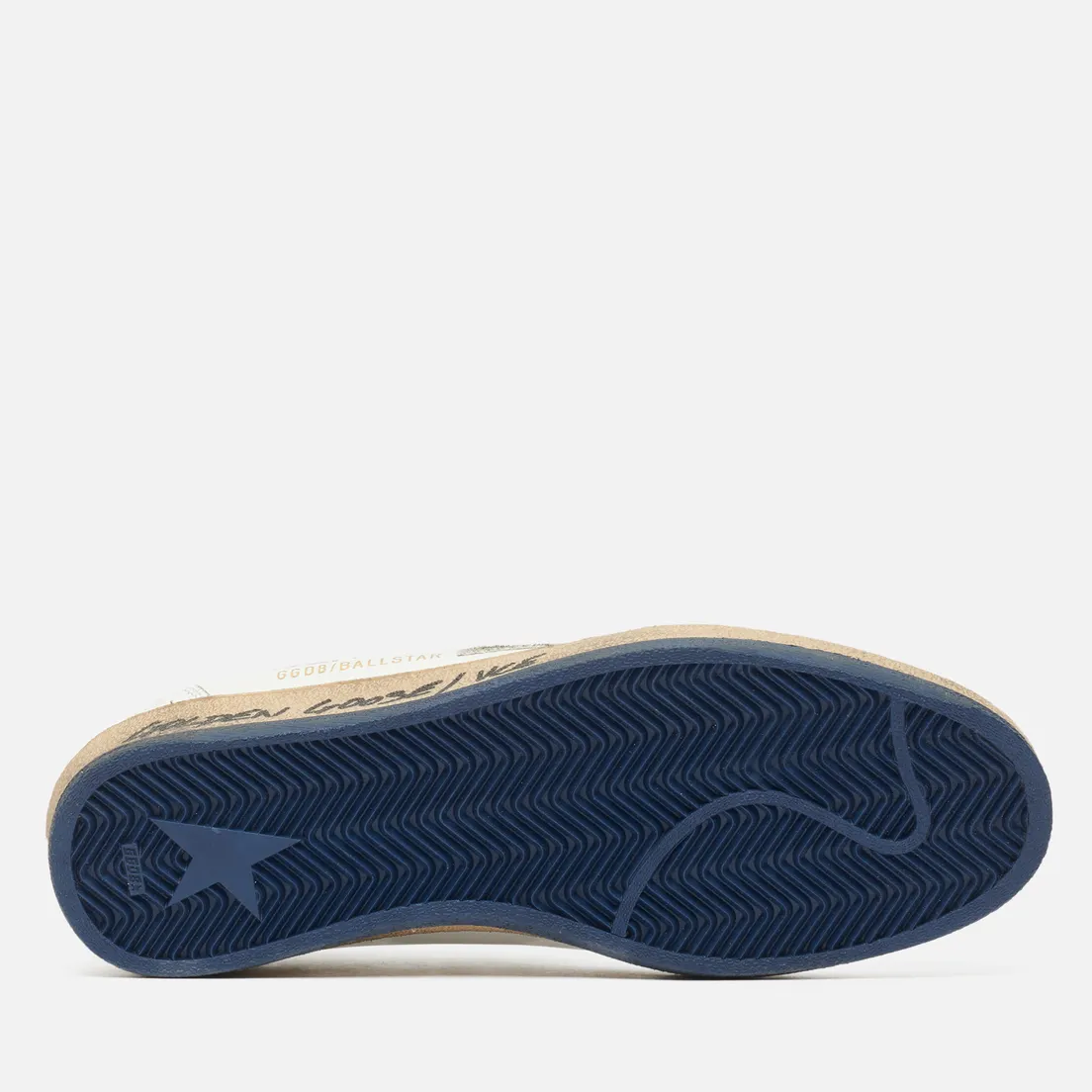 Golden Goose Мужские кроссовки Ball Star Leather/Camouflage Denim Star