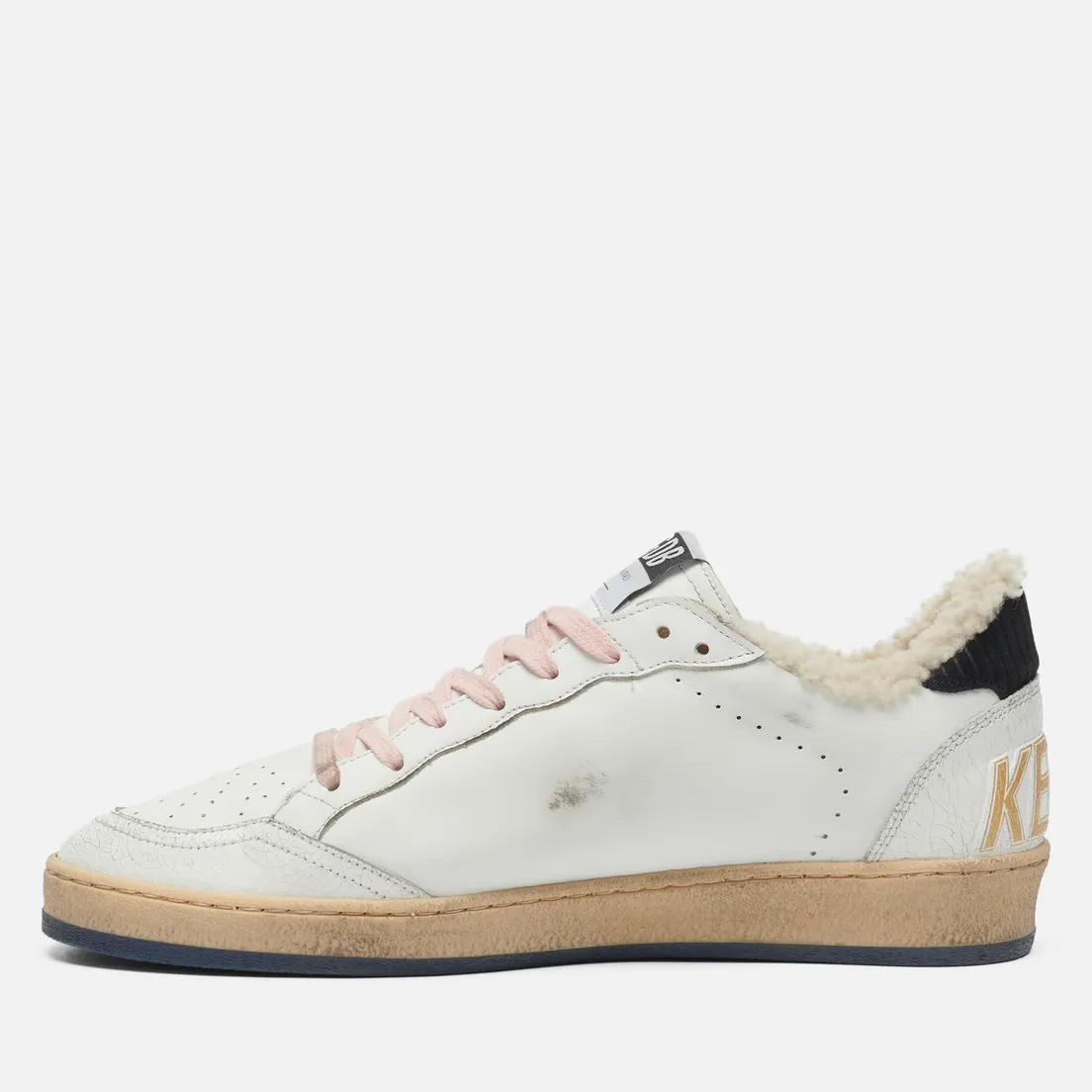 Golden Goose Мужские кроссовки Ball Star Leather/Camouflage Denim Star