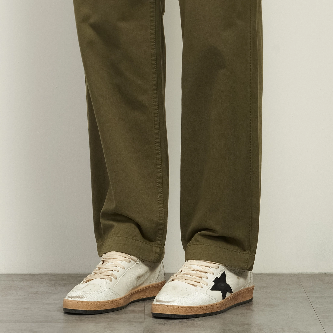 Golden Goose Мужские кроссовки Ball Star Leather Star