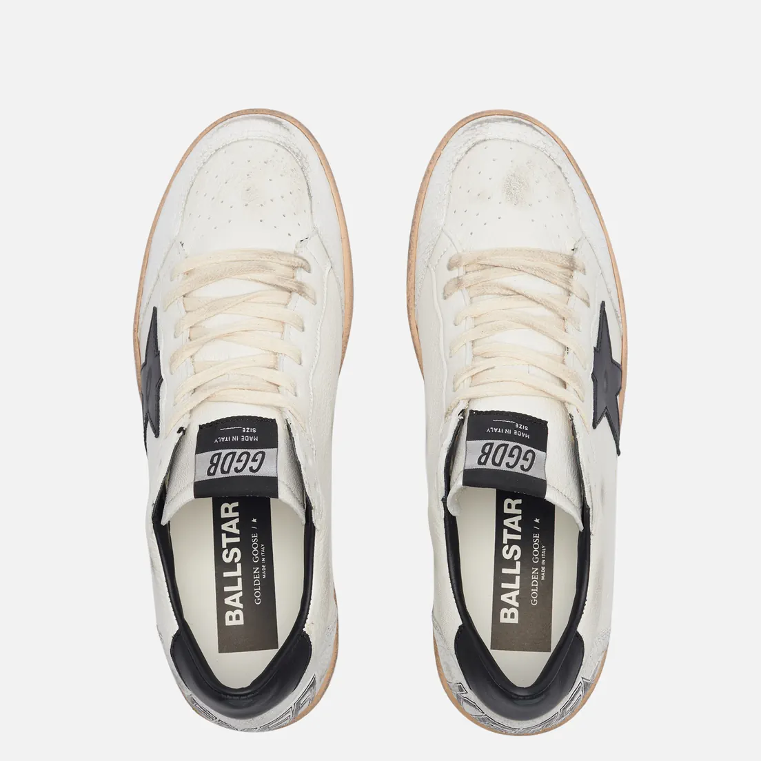 Golden Goose Мужские кроссовки Ball Star Leather Star