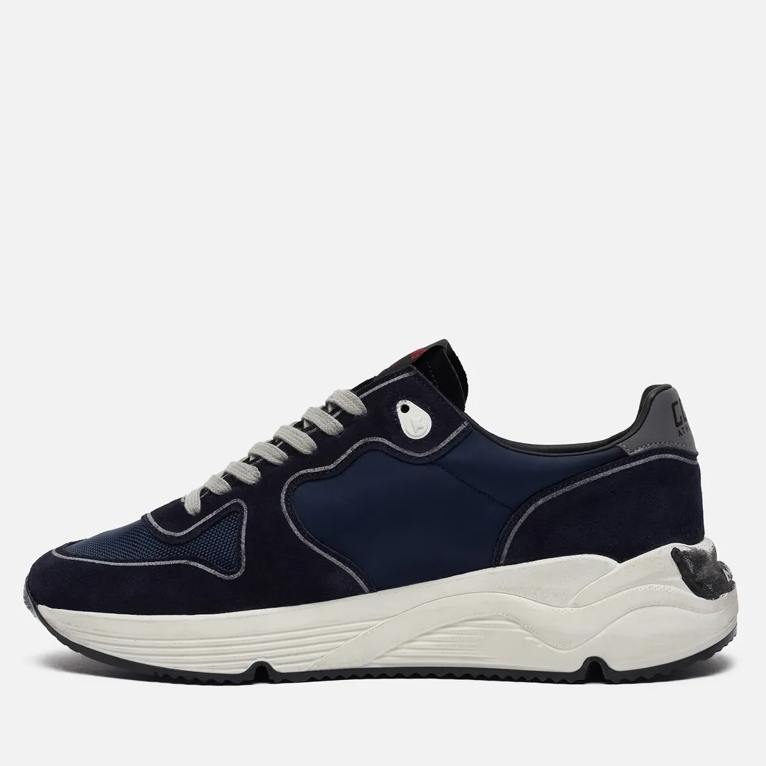 Golden Goose Мужские кроссовки Running Sole Nylon/Leather Star