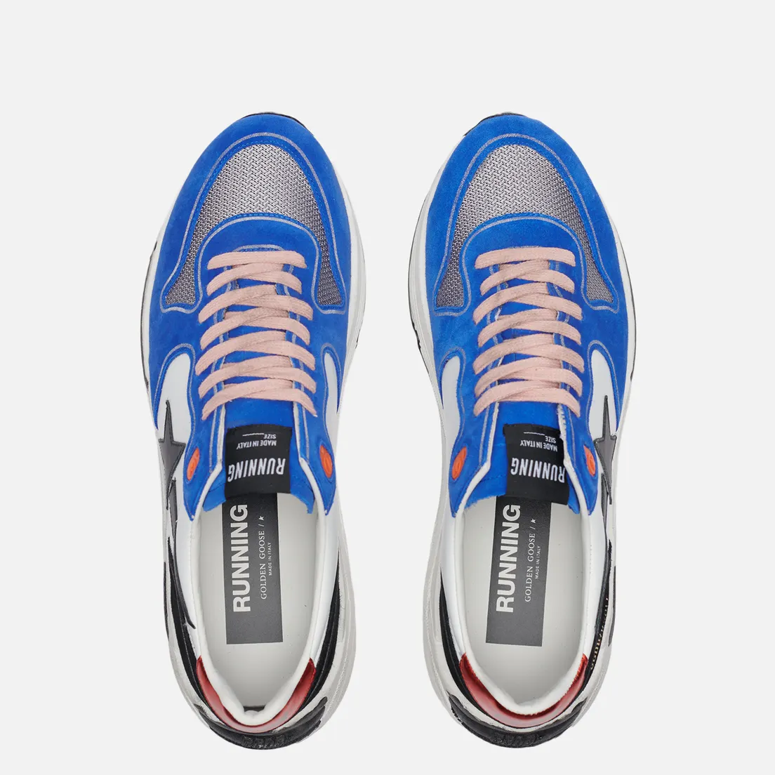 Golden Goose Мужские кроссовки Running Sole Leather/Leather Star