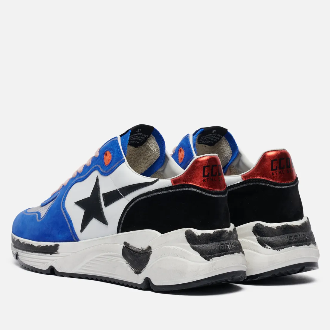 Golden Goose Мужские кроссовки Running Sole Leather/Leather Star