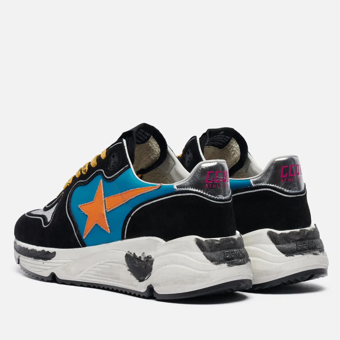 Golden Goose Мужские кроссовки Running Sole Leather/Leather Star