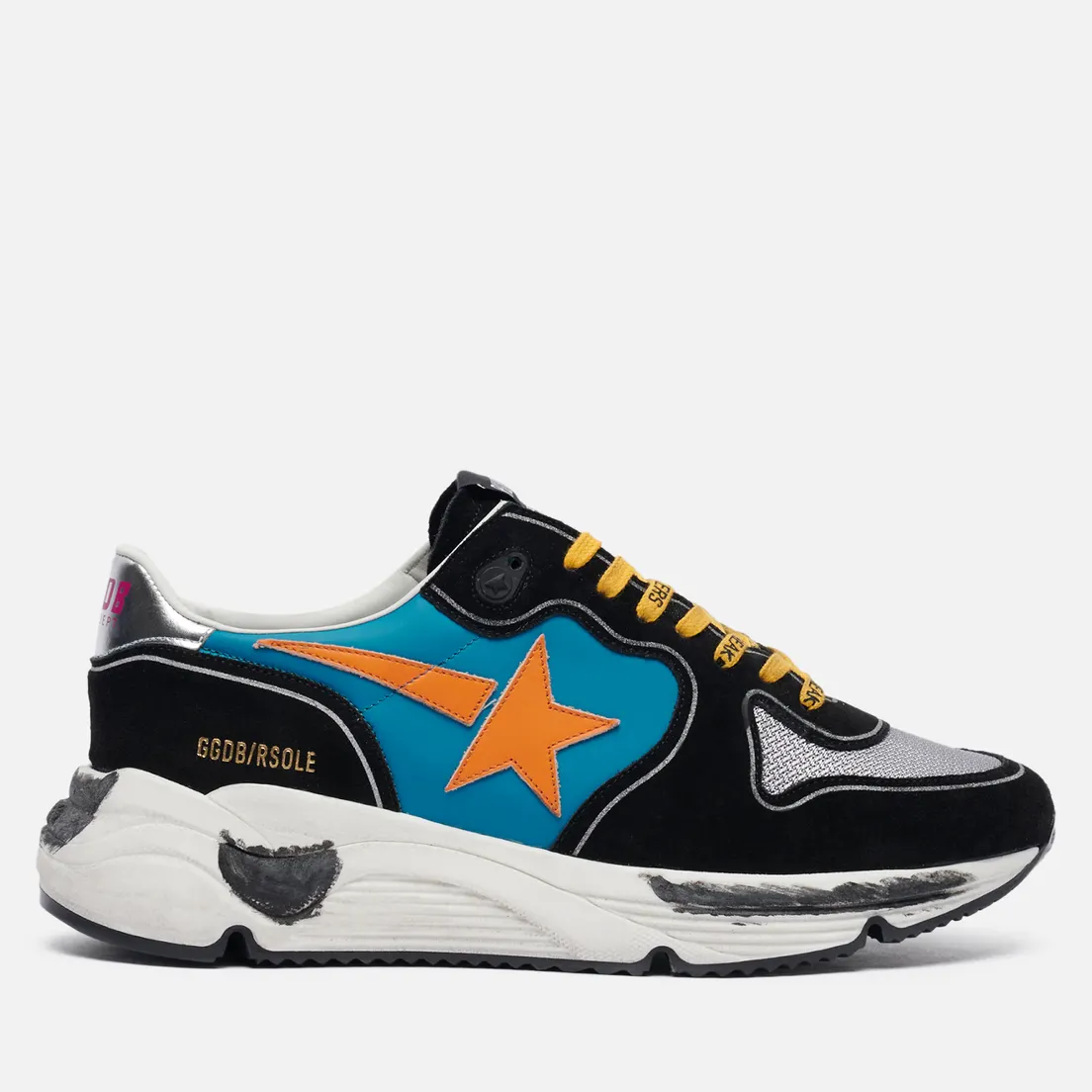 Golden Goose Мужские кроссовки Running Sole Leather/Leather Star
