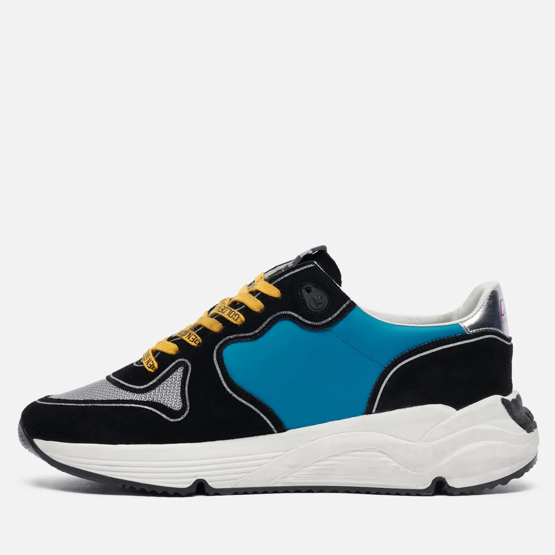 Golden Goose Мужские кроссовки Running Sole Leather/Leather Star