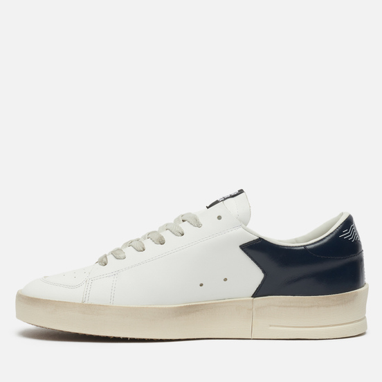 Мужские кроссовки Golden Goose Stardan Leather/Suede Star White/Ice/Black