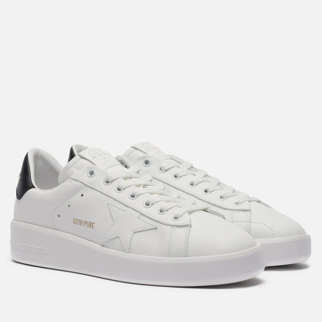 Golden Goose Мужские кроссовки Purestar Leather/Leather Star