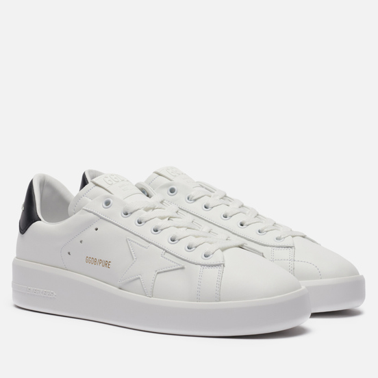 Мужские кроссовки Golden Goose Purestar Leather/Leather Star White/Black