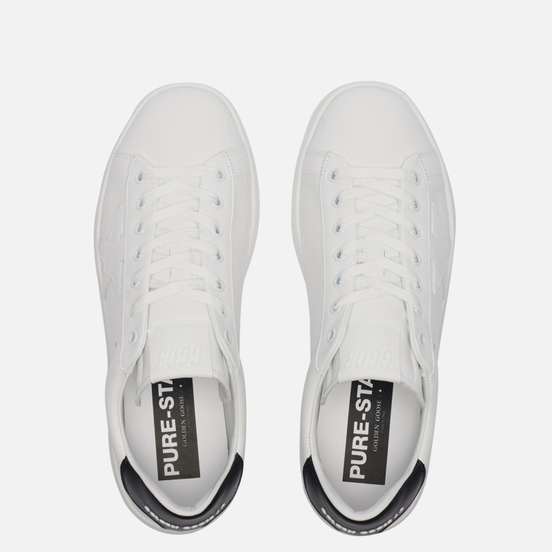 Мужские кроссовки Golden Goose Purestar Leather/Leather Star White/Black