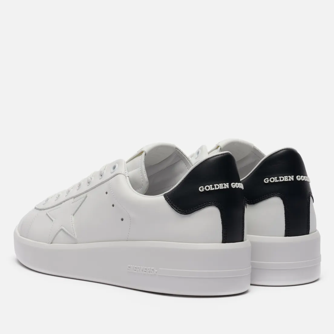 Golden Goose Мужские кроссовки Purestar Leather/Leather Star