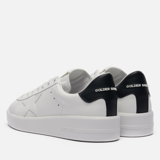 Мужские кроссовки Golden Goose Purestar Leather/Leather Star White/Black