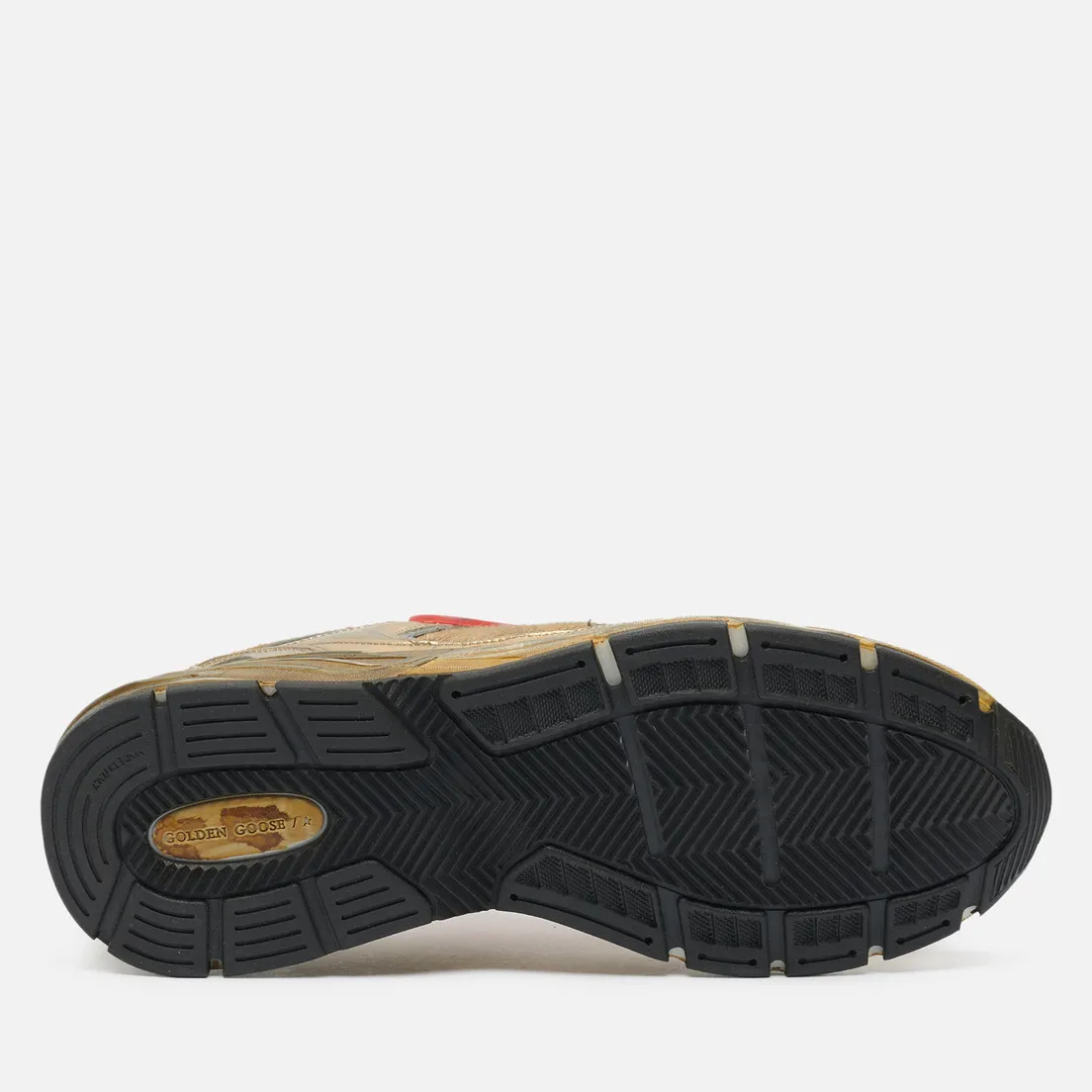 Golden Goose Мужские кроссовки Running Dad Net & Laminated/Leather Star