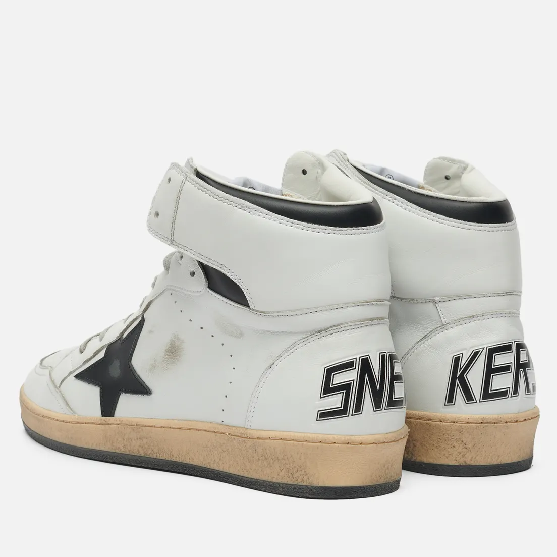 Golden Goose Мужские кроссовки Sky Star Nappa/Serigraph Leather Star