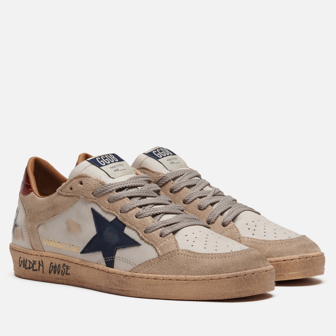 Мужские кроссовки Golden Goose Ball Star Leather Star