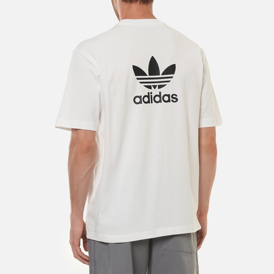 Мужская футболка adidas Originals Back And Front Trefoil Boxy White