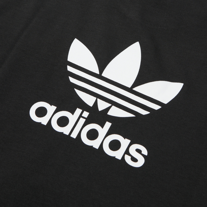 Мужская футболка adidas Originals, цвет чёрный, размер S GN3454 Back And Front Trefoil Boxy - фото 3