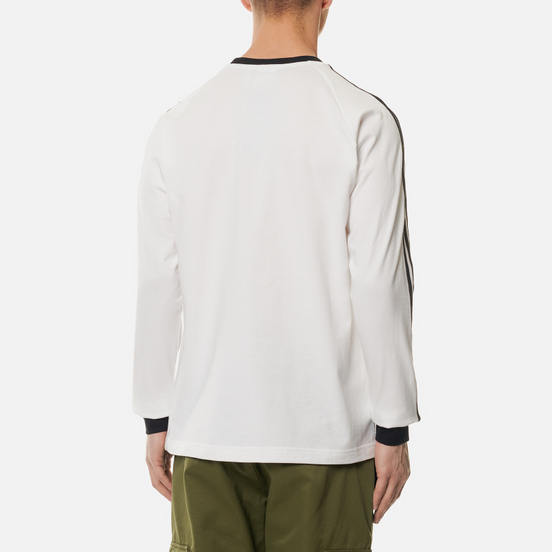 Мужской лонгслив adidas Originals Adicolor 3-Stripes LS White
